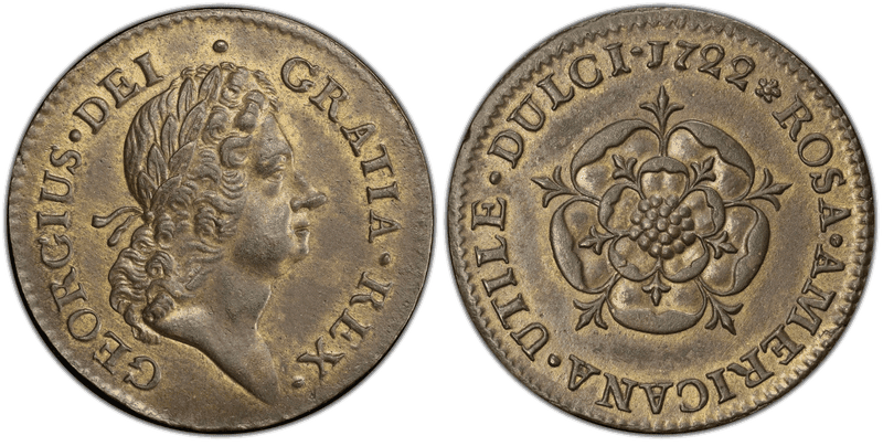 1722 Penny Rosa Americana - UTILE
