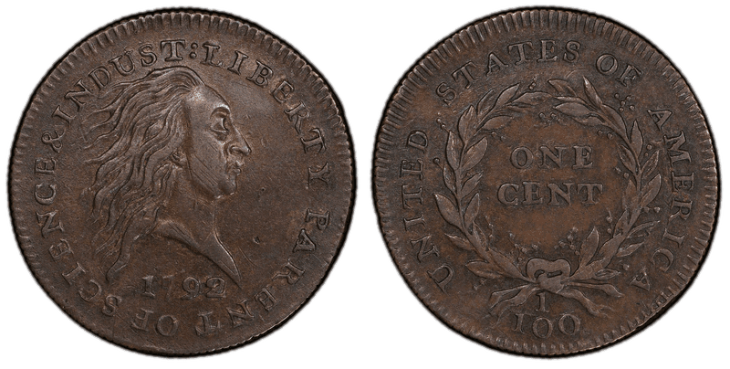 1792 Cent Pattern - J-2