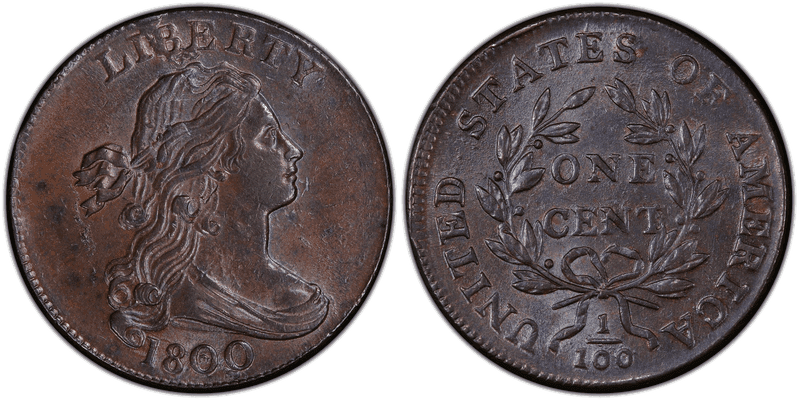 1800 Draped Bust Cent