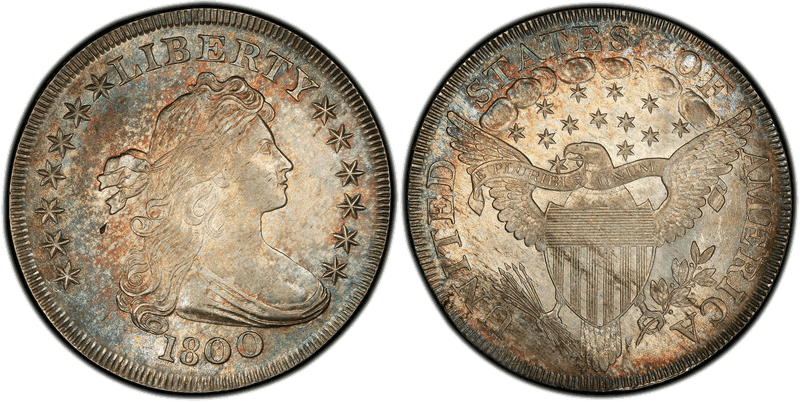 1800 Draped Bust Dollar - 10 Arrows