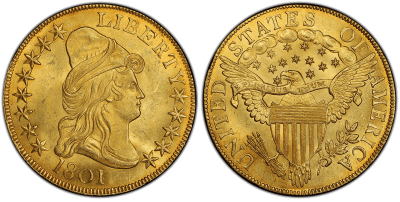 1801 Capped Bust to Right Eagle