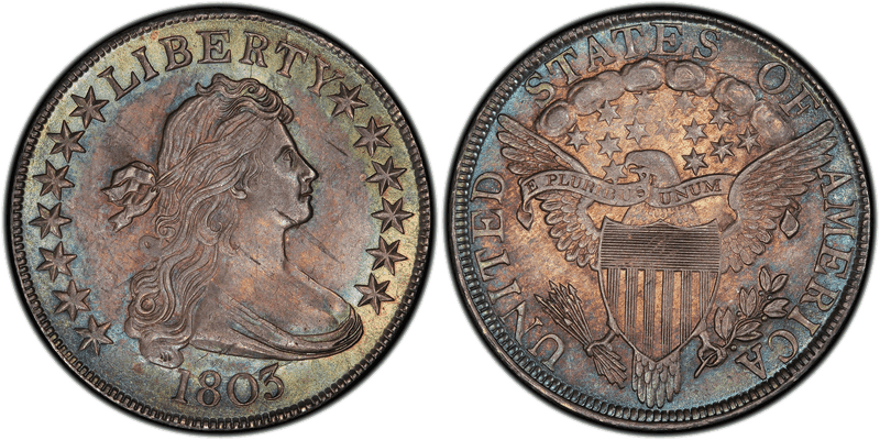 1803 Draped Bust Half Dollar - Small 3