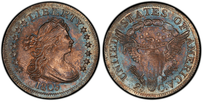 1805 Draped Bust Quarter