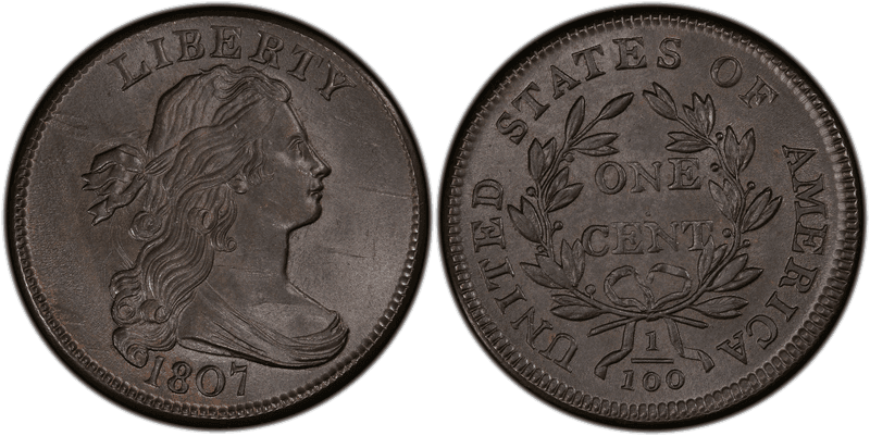 1807 Draped Bust Cent - Comet Variety