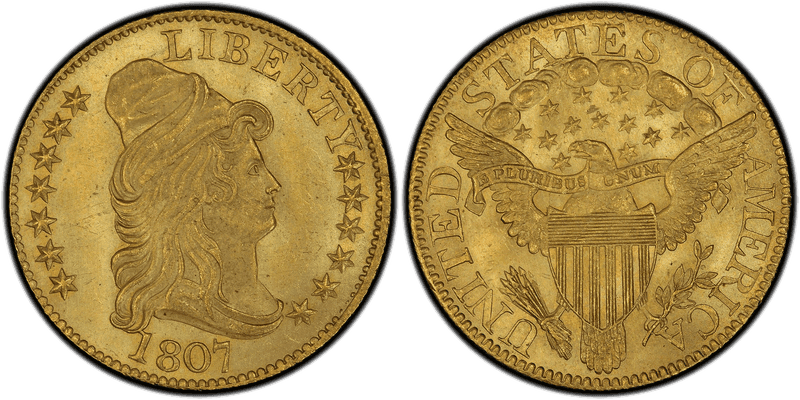 1807 Capped Bust to Right Half Eagle