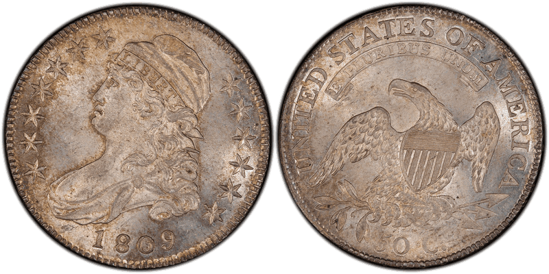 1809 Capped Bust Half Dollar - III Edge