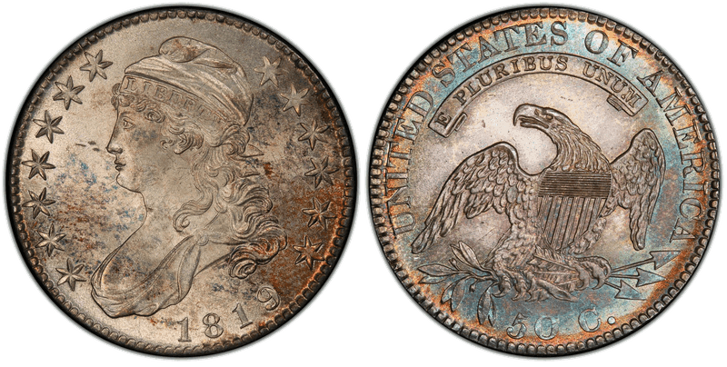 1819 Capped Bust Half Dollar