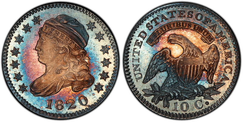1820 Proof Capped Bust Dime