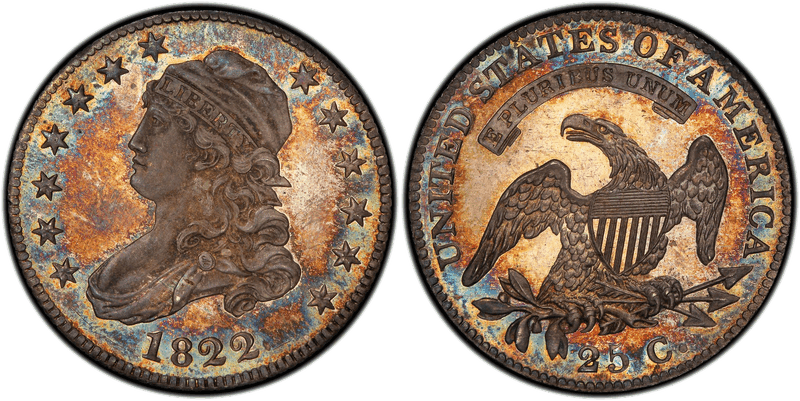 1822 Capped Bust Quarter