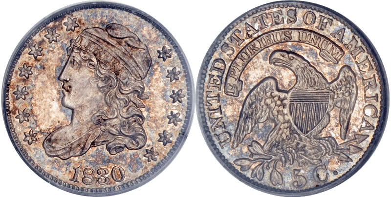 1830 Capped Bust Half Dime