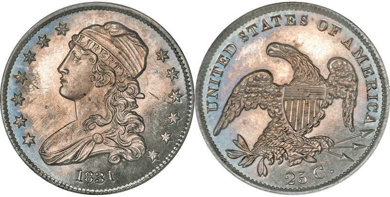 1831 Capped Bust Quarter