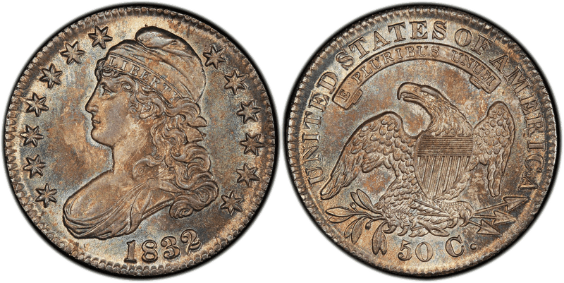 1832 Capped Bust Half Dollar - Small Letters