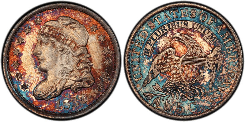 1833 Capped Bust Half Dime