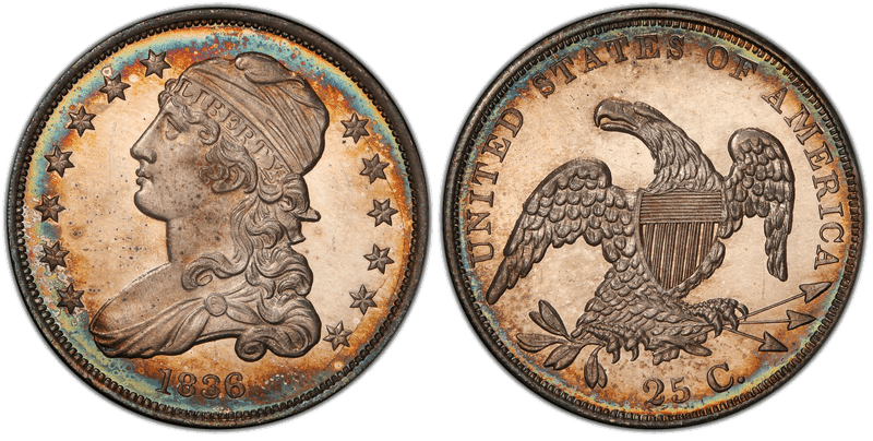 1836 Capped Bust Quarter