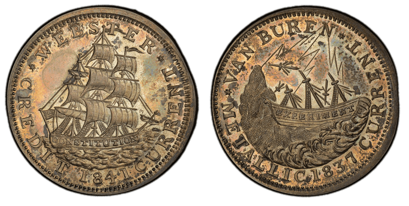 (1841) Token HT-20A, Daniel Webster