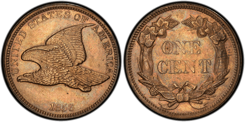 1856 Proof Cent Pattern - J-182