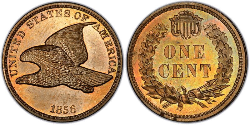 1856 Proof Cent Pattern - J-184