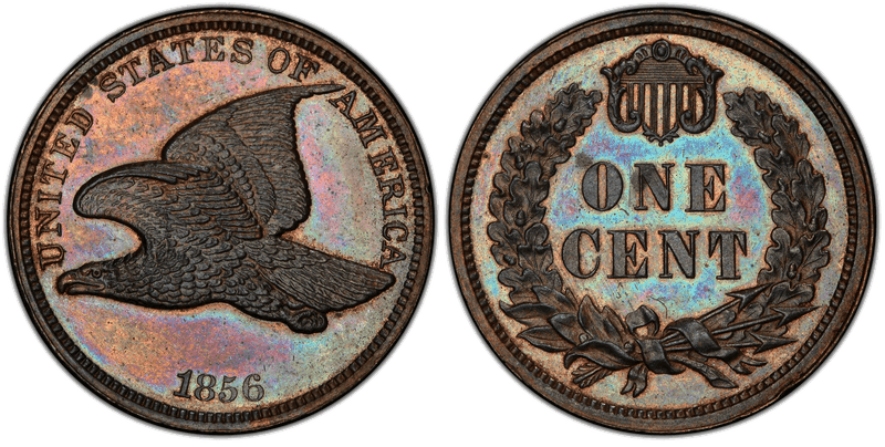 1856 Proof Cent Pattern - J-185