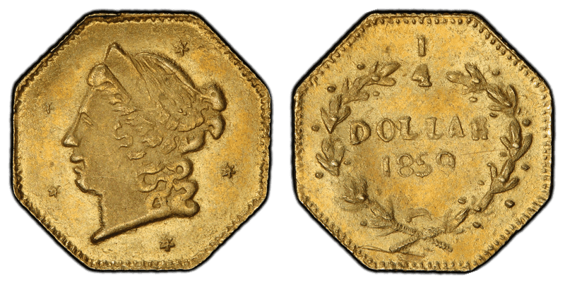 1859 Gold Quarter - BG-704
