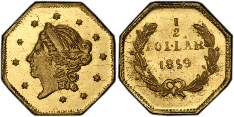 1859 Gold Half Dollar - BG-902