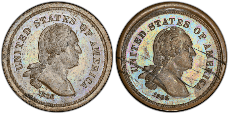 1866 Proof Nickel Pattern - J-525