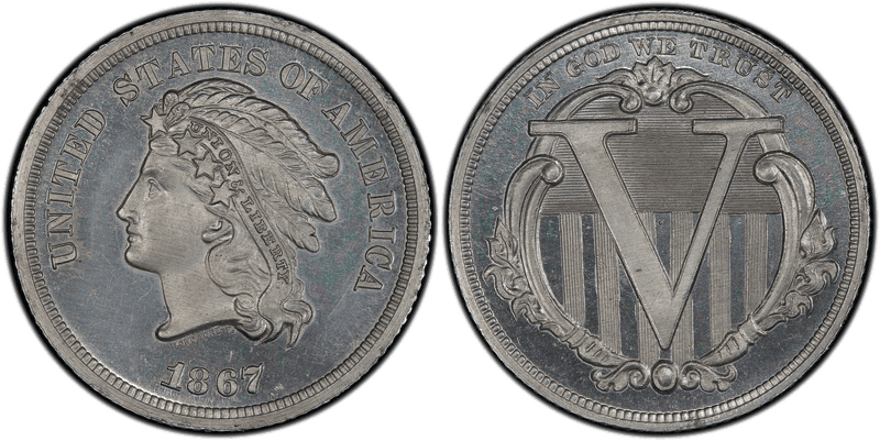 1867 Proof Nickel Pattern - J-562