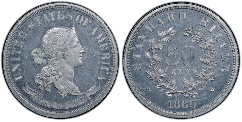 1869 Proof Half Dollar Pattern - J-752