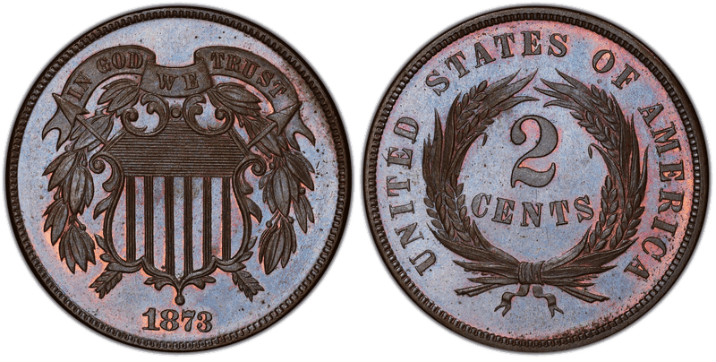 1873 Two Cent Piece