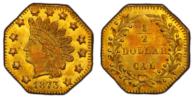 1873 Gold Half Dollar - BG-942