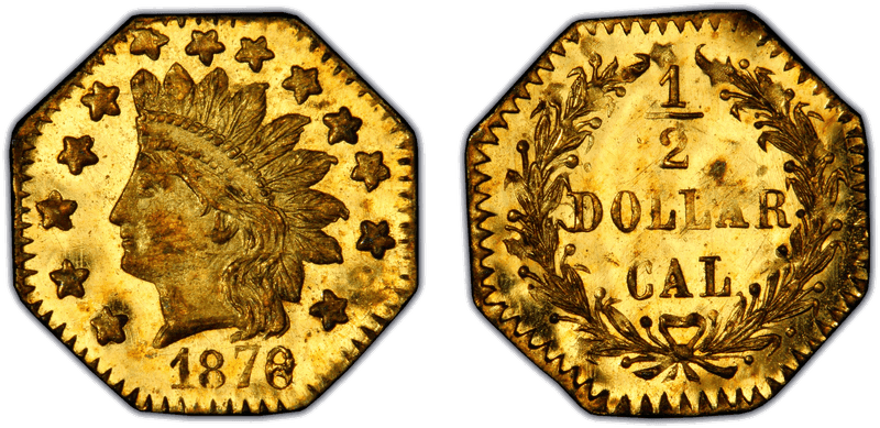 1878/6 Gold Half Dollar - BG-952
