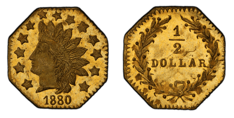 1880 Gold Half Dollar - BG-954
