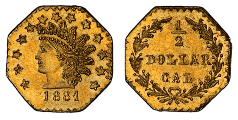 1881 Gold Half Dollar - BG-965
