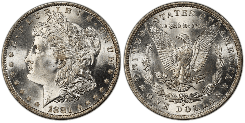 1881 (O) Morgan Dollar