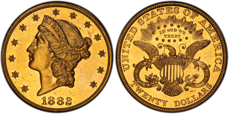 1882 Liberty Head Double Eagle