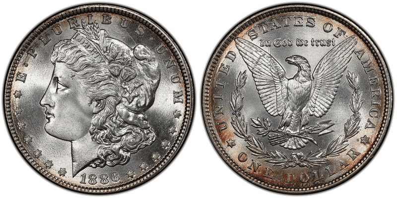 1886 Morgan Dollar