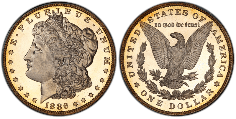 1886 Proof Morgan Dollar