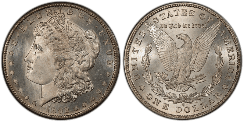 1892 (S) Morgan Dollar