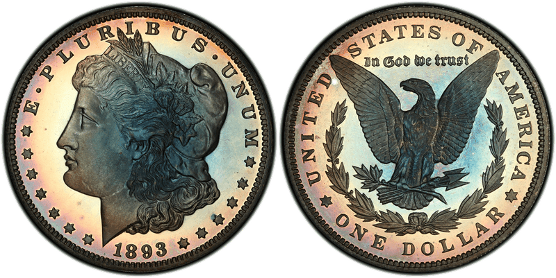 1893 Proof Morgan Dollar