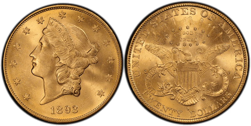 1893 (S) Liberty Head Double Eagle