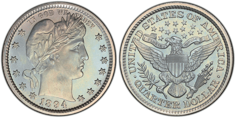 1894 Proof Barber Quarter