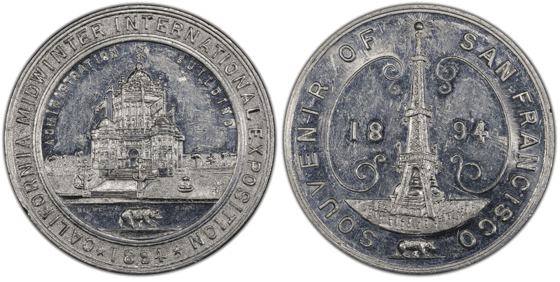 1894 So-Called Dollar HK-246, Admin Bld. Electric Tower