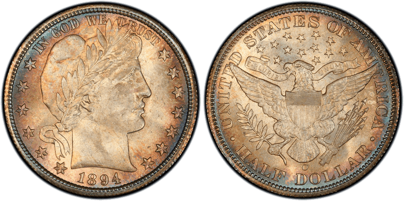 1894 Barber Half Dollar