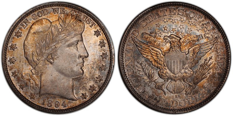1894 (S) Barber Half Dollar