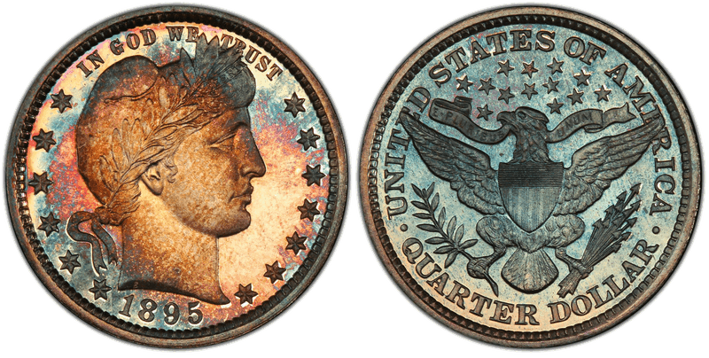 1895 Proof Barber Quarter