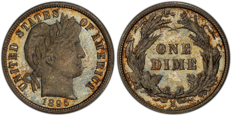 1895 (S) Barber Dime