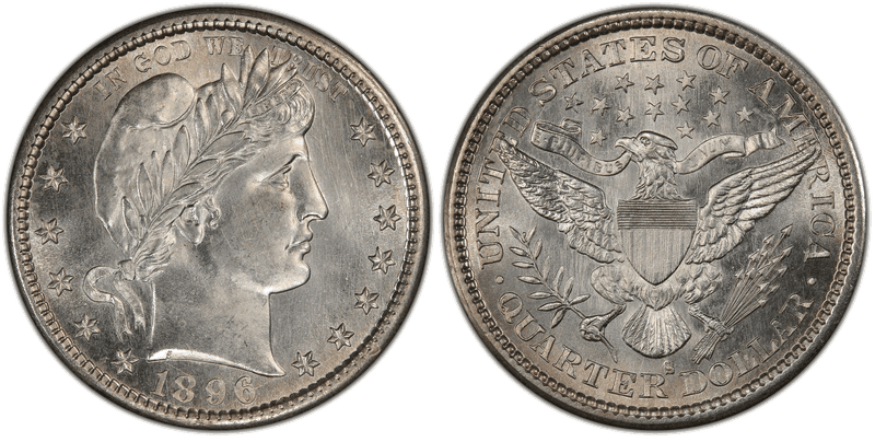 1896 (S) Barber Quarter