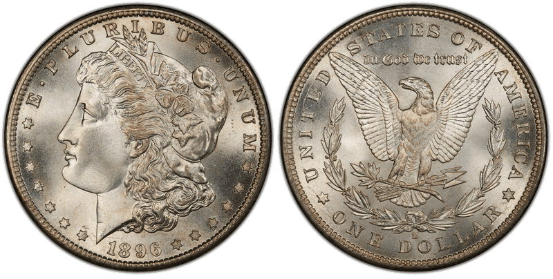 1896 (S) Morgan Dollar