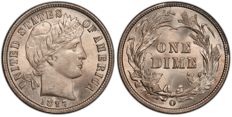 1897 (O) Barber Dime