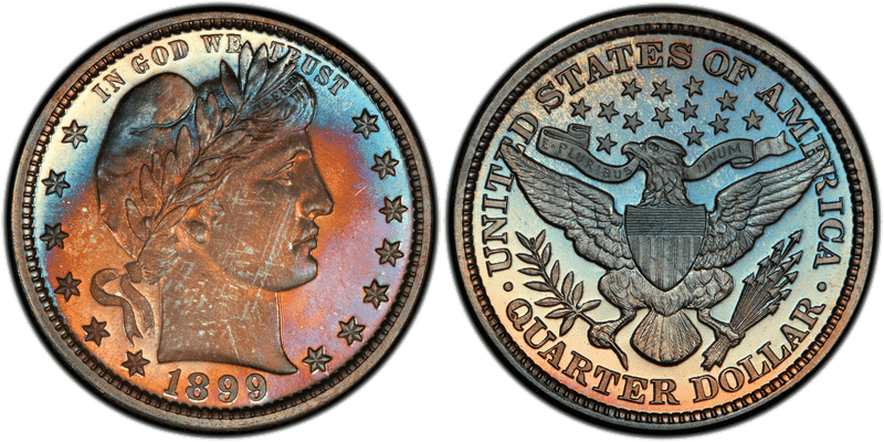 1899 Proof Barber Quarter