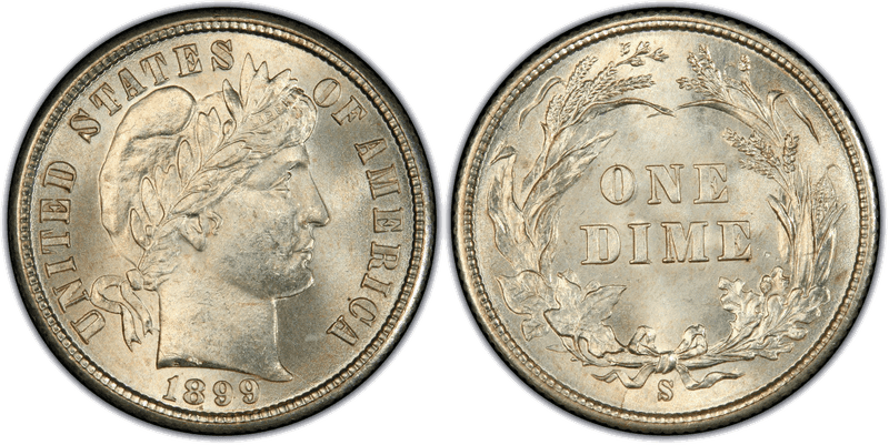 1899 (S) Barber Dime